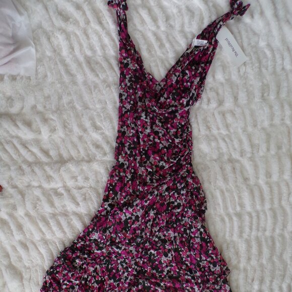 NWOT Diane von Furstenberg silk mini dress 10 - Picture 2 of 7